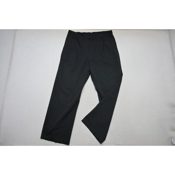 Under Armour Golf Pants Black Performance Stretch Pleated Athletic Mens 38 x 32 - Picture 2 of 9